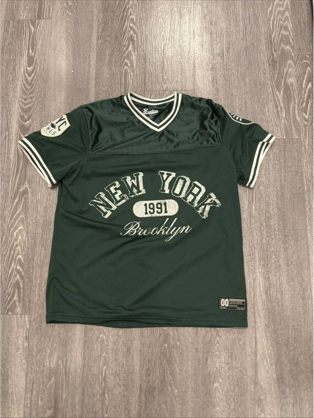 Brooklyn Cloth New York Jersey Men’s Medium Green
